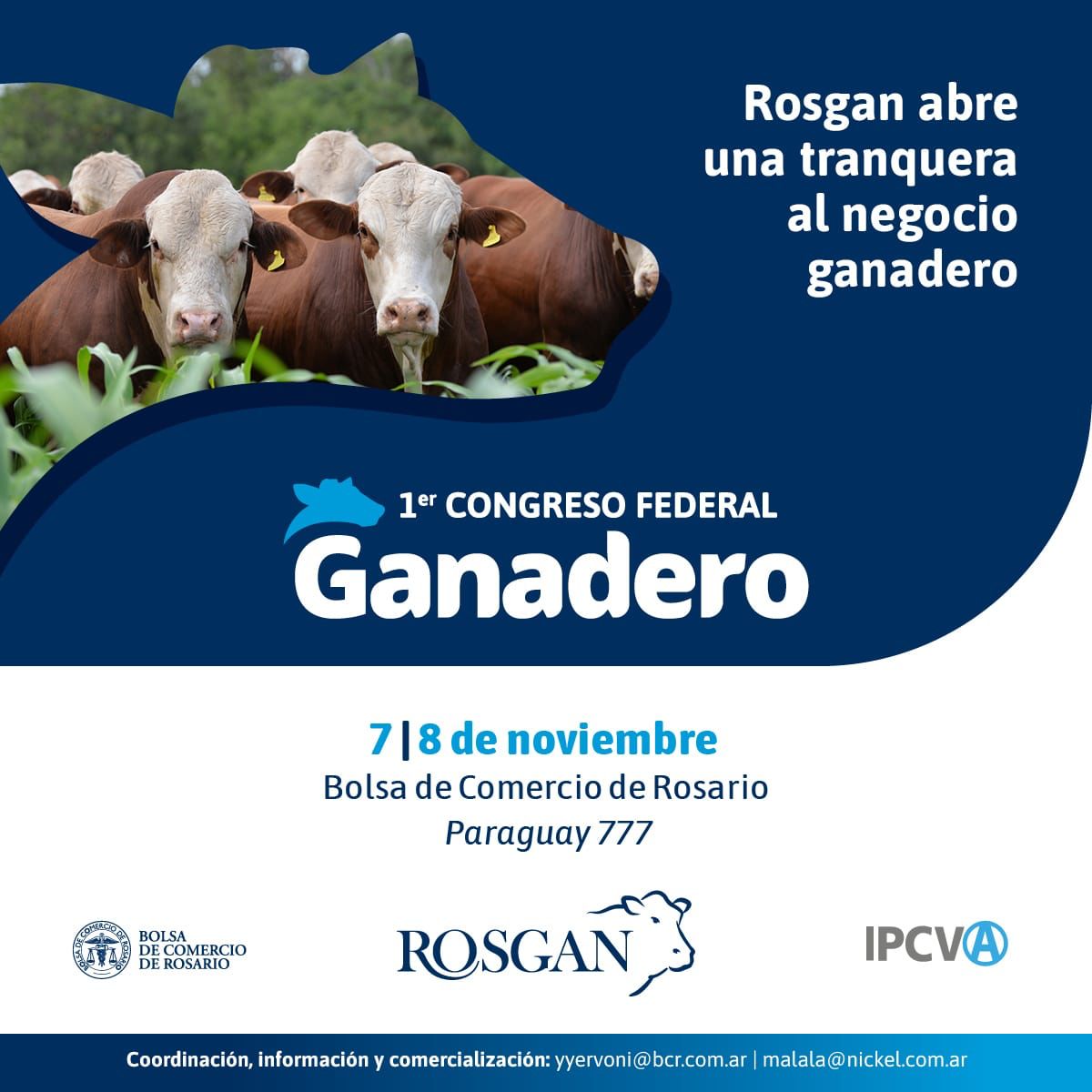 Lee más sobre el artículo Rosgan apuesta a dar mayor contenido: Lanza su primer Congreso Federal Ganadero